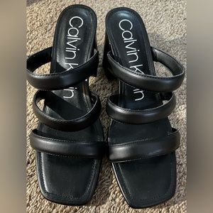 Calvin Klein strappy heels